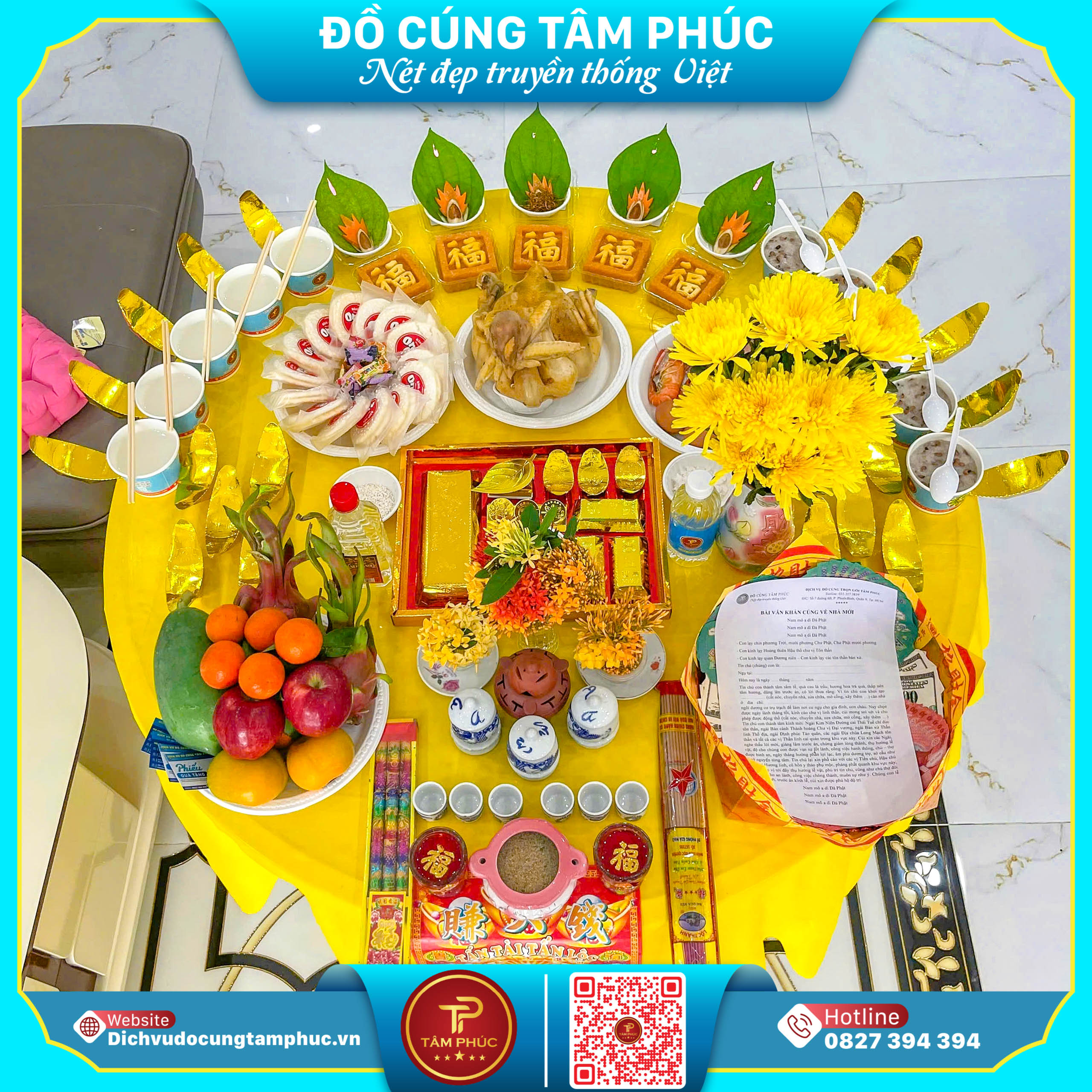 Bật Mí Cách Chuẩn Bị Mâm Cúng Nhà Mới